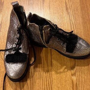 Stylish Kids Boots with Black Accents